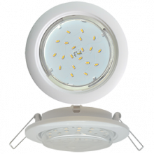 Ecola GX53 5355 Встраиваемый Легкий Белый (светильник) 25x106
