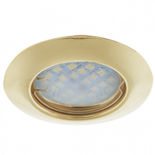 Светильник Ecola Light MR16 DL92 встраиваемый выпуклый Золото 30x80 - 2 pack