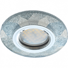 Ecola MR16 DL1654 GU5.3 Glass Стекло Круг граненый Серебряный блеск / Хром 25x90