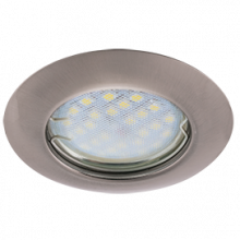 Светильник Ecola Light MR16 DL92 встраиваемый выпуклый Сатин Хром 30x80 - 2 pack
