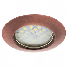 Светильник Ecola Light MR16 DL92 встраиваемый выпуклый  Чернёная Медь 30x80 - 2 pack